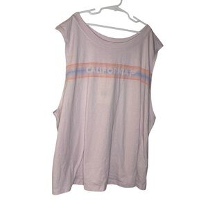 Fabletics California Gina muscle Tank Retro Size 1x